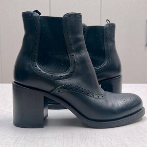 Prada chelsea boots with heel, 39